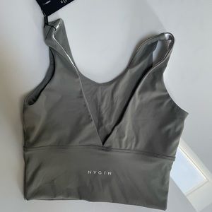 SOLD NWT NVGTN Deep V Back Longline Sports Bra